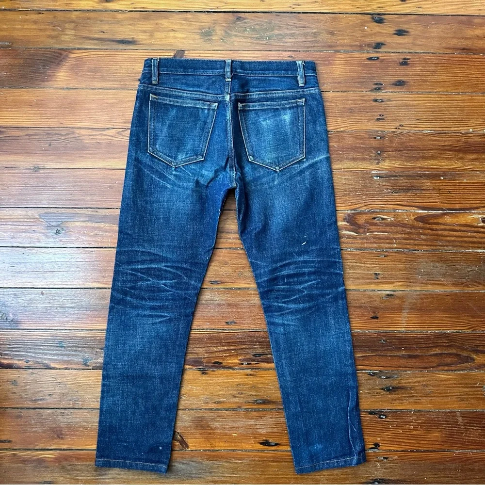 A.P.C. Petite New Standard worn in tailored jeans, *altered